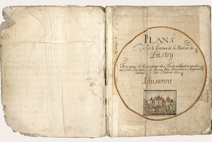 Plans de la paroisse de Lutry, signés Abraham Augustin Michel 