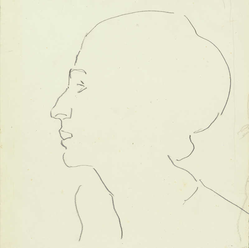 Portrait de Valentine Godé-Darel, vers 1908. Donation de Rudolf Schindler - 