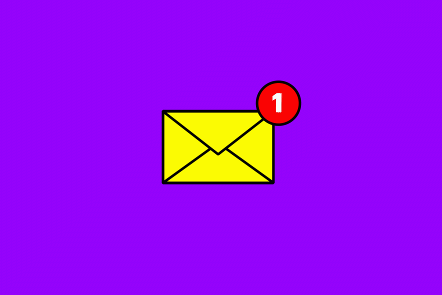 Gif animé d'une enveloppe qui s'ouvre et montre potentiellement le danger d'un envoi de courriel suspect