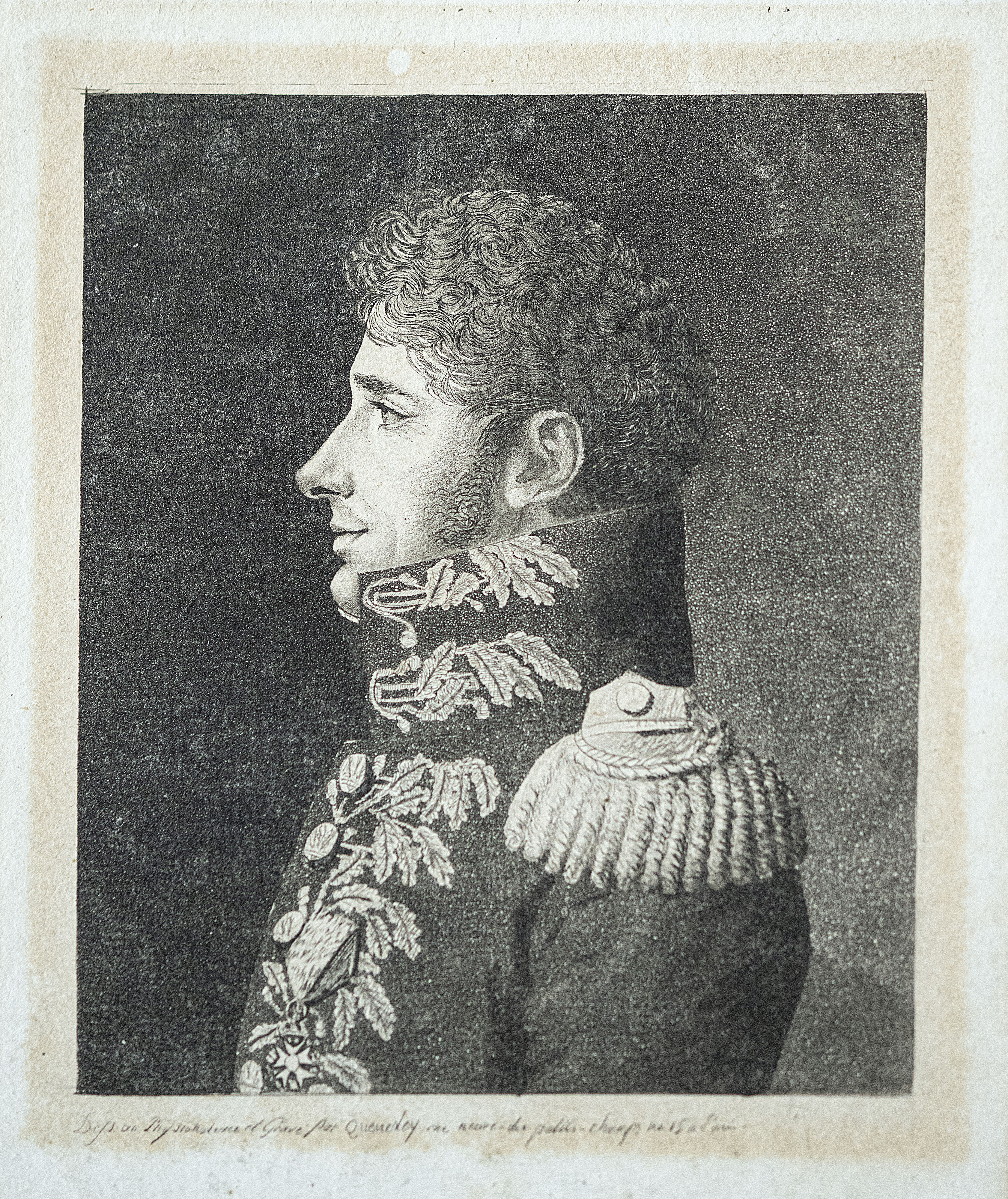 Portrait du général Jomini, vu de profil.